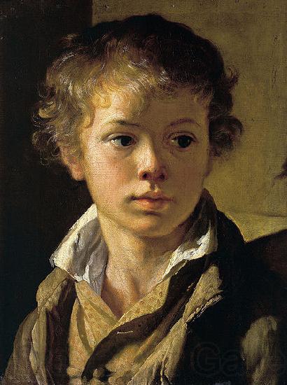 Vasily Tropinin Portrait of Arseny Tropinin, son of the artist,